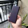 智父適用于三星zfold8ultra手機殼三星z fold8ultra折疊屏保護殼超薄真皮galaxy全包防摔腕帶支架外殼 【雅暮紫】腕帶支架二合一丨進口牛皮丨雙邊全包 三星Galaxy Z Fold 曬單實拍圖