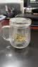 憶壺茶茶杯玻璃杯男女士泡茶專用茶水分離耐高溫帶蓋辦公室綠茶水杯子 曬單實拍圖