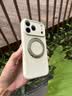 飛利浦（PHILIPS）【真液態丨環保】適用蘋果17promax手機殼iPhone17pro液態硅膠磁吸360°支架17防摔軟糯保護套男女 【古董白】軟糯手感 | 全包相機鍵 iPhone17pro  曬單實拍圖