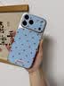 素洛AI按鍵全包適用蘋果17promax手機(jī)殼日韓藍(lán)底波點(diǎn)iPhone16pro創(chuàng)意新款電鍍滴膠15高級(jí)感女14保護(hù)套 電鍍銀框-藍(lán)底波點(diǎn)Good luck iPhone 17 Pro Max 曬單實(shí)拍圖