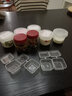 束語雙皮奶杯子布丁專用杯一次性甜品果凍奶凍椰奶凍包裝盒打包酸奶杯 圓220ml+勺+花花字貼 50套 曬單實拍圖