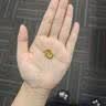 中國珠寶（Sino gem）黃金耳環海豚背耳扣高級感禮物女款足金999光面月牙耳圈5G情人節 【海豚背耳扣】+品牌禮盒+國檢證簽 【約2.3g】克重多退少補 曬單實拍圖