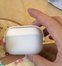 名創優品（MINISO）適用AirPods 4保護套 AirPods 四代降噪版蘋果無線藍牙耳機殼軟殼保護透明磨砂硅膠殼防摔含掛繩 曬單實拍圖