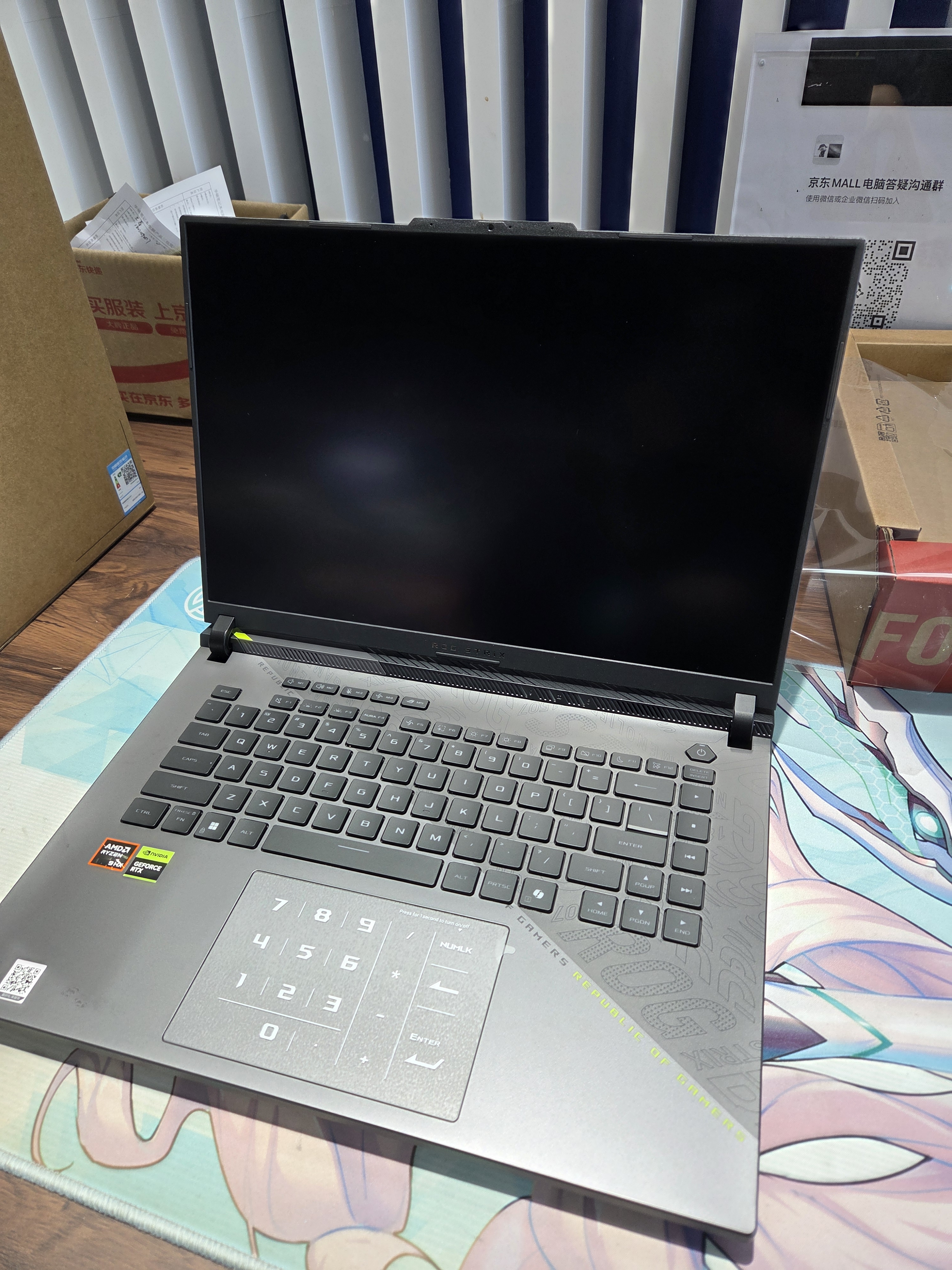 ROG魔霸10 銳龍9 16英寸游戲本筆記本電腦(R9 9955HX 16G 1T RTX5060 2.5K 300Hz) 曬單實拍圖