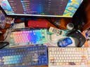 ROG魔導士Ace 75HE V2X有線游戲鍵盤 磁軸鍵盤 六層消音結構 HFX V2X磁軸RT0.01 客制化電競鍵盤 白色 曬單實拍圖