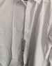 羅蒙（ROMON）白襯衫男士商務(wù)職業(yè)長袖抗皺免燙彈力正裝襯衣男白色短袖44 曬單實拍圖