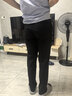海瀾之家（HLA）休閑褲男輕商務時尚系列四面彈力褲子男黑色175/82A(32)七夕禮物 曬單實拍圖
