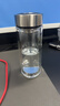 希諾雙層玻璃杯男家用商務辦公泡茶杯子過濾車載水杯XN-9301 265mL 曬單實拍圖