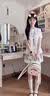 學院風女童套裝夏季2026新款兒童短袖短裙薄款夏裝女大童韓系穿搭 套裝【T恤+蛋糕裙+星星掛件】 150 曬單實拍圖