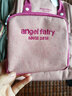 Angel fairy雙肩包女原宿防水多功能電腦包旅行背包超大容量校園大中學生書包 粉灰藍色 粉色 曬單實拍圖