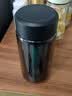 STANCHION斯坦奇玻璃杯水杯黑武士茶水分離泡茶杯耐高溫高顏值辦公室茶杯子 雙濾網黑武士【裸杯款425ml】 304鋼 曬單實拍圖