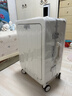 OTA前開口行李箱女新款寬拉桿多功能登機箱小型密碼旅行箱皮箱子男 海鹽白鋁框款【前開蓋設計+7A級抑菌內里】 20英寸 登機箱【100%全新PC箱體+質檢優于國標】 曬單實拍圖