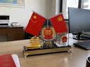 俏博萊創意辦公擺件老板桌面筆筒輕奢高檔裝飾品辦公室文臺收納禮品用品 大尺寸辦公擺臺34*12*34CM 創意 合金麒麟 款 曬單實拍圖