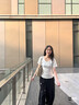 蔻馳（COACH）奧萊女士夏季女包經典標志CITY拉鏈托特包單肩手提包禮物city30 沙黃色/粉筆白色（新版） 曬單實拍圖