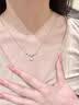 唯一（Winy）施華洛世奇鋯紫藤花銀項鏈女款2026新款送女友生日七夕情人節禮物 曬單實拍圖