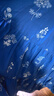 茵曼（INMAN）【100%棉】克萊因藍繡花吊帶裙26夏新品收腰顯瘦裙子 克萊因藍 L 曬單實拍圖