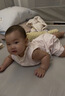 優(yōu)衣庫嬰幼兒爬爬服/無袖寶寶連體衣483023 10 水粉色 100cm 曬單實拍圖