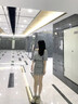 皮爾卡丹（pierre cardin）運動套裝女夏季顯瘦收腰一字肩斜肩短袖短裙小個子休閑兩件套 灰色套裝【兩件套】 M 【建議95-105斤】 曬單實拍圖