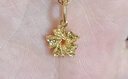 周大福重磅新品心花怒放足金黃金吊墜女EOF2524生日禮物新款七夕禮物 約1.3g計(jì)價(jià)(工費(fèi)220) 曬單實(shí)拍圖