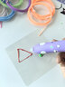 qdrone For the Good Moments3d打印筆兒童玩具女孩生日禮物3D機立體8-12歲6低溫繪畫4-7小姑娘 順滑低溫紫【13卷耗材（56米）+禮袋+臨摹本+貼紙】 不燙手立體筆6- 曬單實拍圖