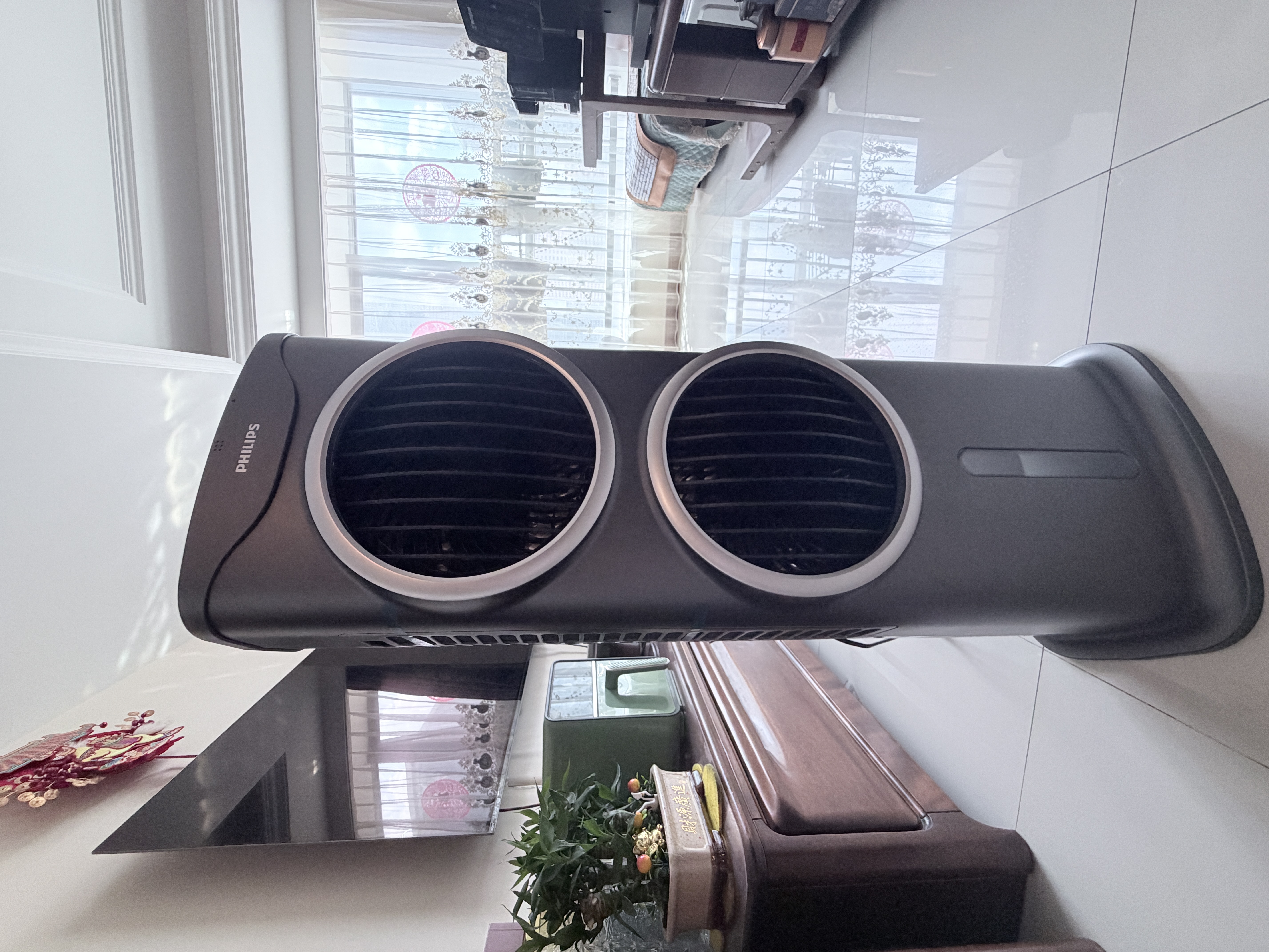 飛利浦（PHILIPS）空調(diào)扇強力制冷家用變頻無葉冷風扇塔扇冷風機遙控加濕凈化落地電扇臥室空氣循環(huán)扇 【新品】ACR4344X【升級雙渦輪+負離子凈化】 曬單實拍圖