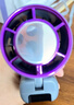 RURE【德國】手持小風扇充電款超長續航便攜式電風扇隨身攜帶usb迷你電扇小型ICE半導體制冷充電風扇 【頂配款199檔冷風】深空灰【可掛可立可折疊】 曬單實拍圖