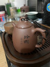 月壺茗清 宜興紫砂壺國工朱倩冰全手工原礦紫泥秦權壺210cc 秦權 曬單實(shí)拍圖
