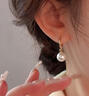 戚小米s925純銀珍珠耳環女耳扣輕奢高級感耳釘2026新款耳墜養耳洞耳飾 s925銀珍珠耳環11mm（兩只價） 曬單實拍圖