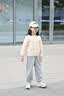英氏（YEEHOO）【小絨芯】超韌絨兒童羽絨服內膽冬季校服神器男童女童外套 奶杏色 120 cm 曬單實拍圖