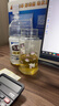 炊大皇玻璃杯高硼硅水杯大容量茶杯子耐熱防爆耐高溫1080ml（粉色） 曬單實拍圖
