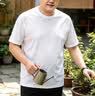 JEEP SPIRIT大碼男裝短袖T恤男寬松加肥加大胖子圓領透氣網眼半袖打底衫冰絲 白色 4XL 190 - 210  斤 曬單實拍圖