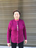 猛開(kāi)中老年羊絨衫女開(kāi)衫2025雙提加厚寬松暗扣時(shí)尚媽媽羊絨外套 深紅色 3XL (170) 115 曬單實(shí)拍圖