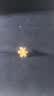 中國黃金（CHINA GOLD）黃金耳釘女士999足金雪花耳釘一對生日禮物送女朋友老婆 【京速達】足金耳釘約1.2g【甄選禮盒】 曬單實拍圖
