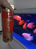 大拇指血鸚鵡魚專用飼料觀賞魚食增紅羅漢地圖魚發(fā)財(cái)魚糧 ≥46蛋白/起頭增紅/1KG(桶裝中粒) 曬單實(shí)拍圖