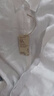 MUJI 女式 漢麻水洗襯衫領長袖襯衫女士女裝襯衣外套內搭上衣女款春夏 白色 S （155/80A） 曬單實拍圖