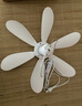 艾美特（AIRMATE）小吊扇學生宿舍床上電風扇大風力小風扇蚊帳扇微風吊扇電扇 標準款（線長1.8米） 標準款 曬單實拍圖