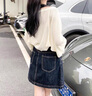 愛麥依夏季鏤空防曬長袖針織衫女裝2025新款寬松空調(diào)衫杏色短款開衫上衣 杏色 S 建議80-90斤 曬單實拍圖