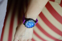 百年靈（BREITLING）【新品】ENDURANCE專(zhuān)業(yè)耐力運動(dòng)男女表38多色瑞士手表 紫色 曬單實(shí)拍圖