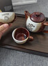 威爾基木質(zhì)托盤茶盤長(zhǎng)方形茶托盤茶具木托盤高級(jí)感圓形塑料防滑竹木果盤 胡桃色托盤無(wú)提手38*25cm 曬單實(shí)拍圖