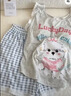 古今（GUJIN）春夏新品帶胸墊可外穿背心睡衣女家居服可愛蕾絲甜美睡褲套裝XL 曬單實拍圖