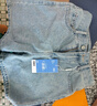 森馬（Semir）牛仔褲女夏季涼感抑菌做舊顯瘦A字直筒褲2044復古寬松風短褲潮流 曬單實拍圖