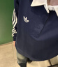 阿迪達斯（adidas）三葉草系列 男 3S PL 長袖POLO KE3574 深靛藍 S 曬單實拍圖