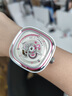 SEVENFRIDAY七個(gè)星期五手表瑞士機(jī)械情侶手表防水男女對(duì)表腕表 P3C/12 曬單實(shí)拍圖