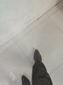卡帝樂鱷魚（CARTELO）皮鞋男黑色尖頭內(nèi)增高男士商務(wù)正裝休閑韓版真皮英倫新郎結(jié)婚鞋子 黑色 42 曬單實拍圖