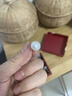 中國珠寶（Sino gem）天然淡水珍珠耳釘女士S925純銀饅頭圓耳飾七夕情人節禮物送女朋友 曬單實拍圖