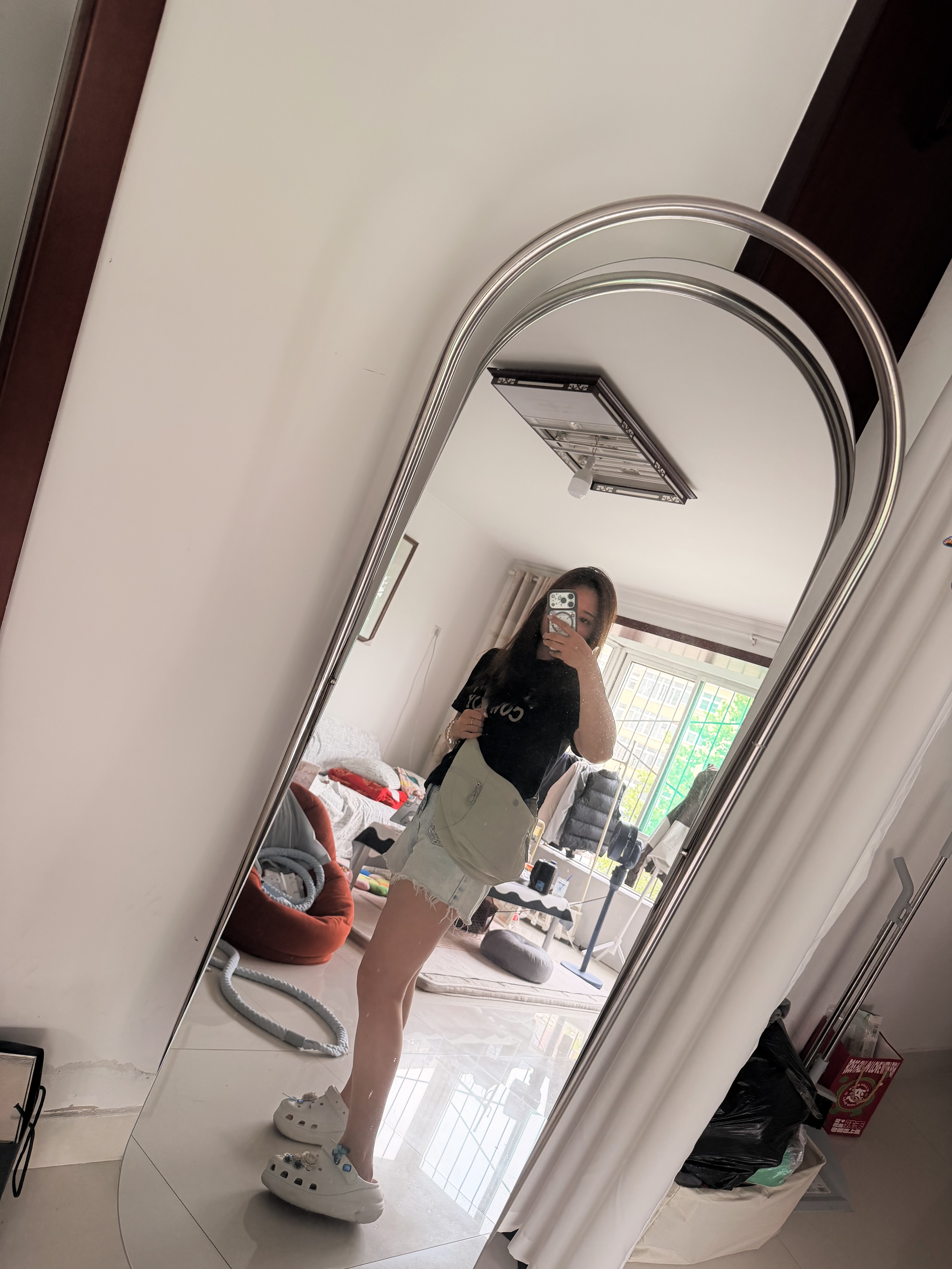 lululemon丨Slouchy 斜挎包 LU9CACS 朦朧草甸綠 O/S 曬單實拍圖