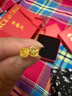 老鳳祥黃金耳釘女款999足金碎碎小方糖冰耳墜生日七夕情人節禮物送女友 （今/次日達）金重約1.2g足金耳釘【經典品牌禮盒】 曬單實拍圖