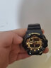 卡西歐（CASIO）黑金手表gshock黑白賽車(chē)冰韌運動(dòng)時(shí)尚學(xué)生防水送男友七夕禮物腕表 GA-100WD-1A城市主題 曬單實(shí)拍圖
