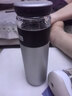 京東京造鈦健康保溫杯純鈦茶隔【茶水分離】茶杯子 七夕禮物 冰花漆500ml 曬單實(shí)拍圖