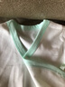 奇萌娃（qimengwa）新生嬰兒衣服全棉內衣套裝綁帶和尚服0-3個(gè)月初生寶寶連體衣爬服 無(wú)骨春秋款套裝湖藍色 2條 66 碼2-4個(gè)月左右 曬單實(shí)拍圖